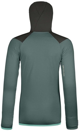 Ortovox Fleece Grid Hoody W - Dark Arctic Grey