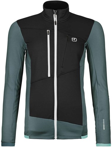 Ortovox Fleece Grid Jacket W - Dark Arctic Grey - L