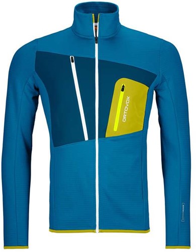 Ortovox Fleece Grid Jacket M - Heritage Blue - XXL