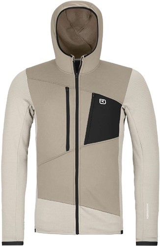 Ortovox Fleece Grid Hoody M - White Chalk - XL
