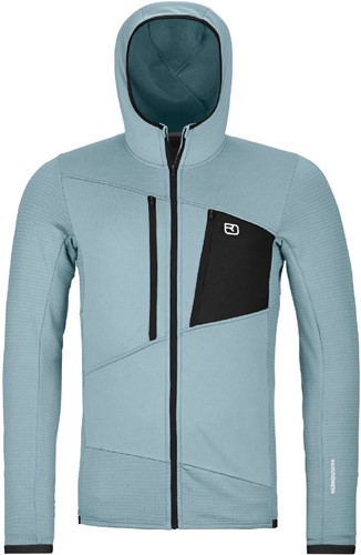 Ortovox Fleece Grid Hoody M - Glacier Grey - L