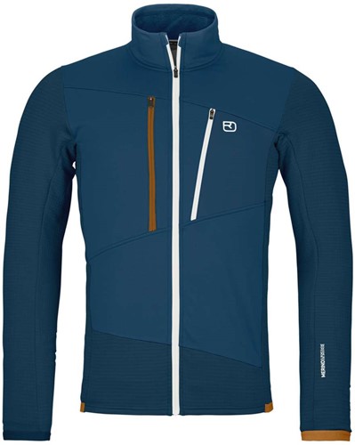 Ortovox Fleece Grid Jacket M - Deep Ocean - S