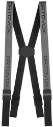 Ortovox Logo Suspenders - Grey Blend