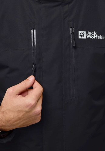 Jack Wolfskin Jasper 3-in-1 Jacket M - Black