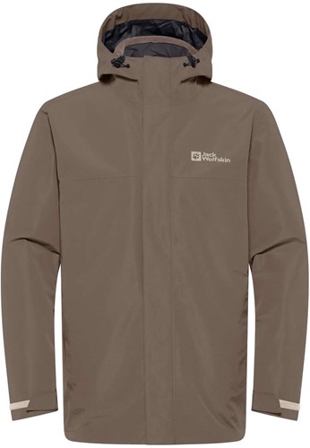 Jack Wolfskin Altenberg 3-in-1 Jacket M - Cold Coffee - M