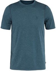 Fjällräven Abisko Day Hike Short Sleeve - Indigo Blue - Men's T-Shirt