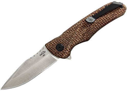 Buck Sprint Pro Burlap Micarta PE