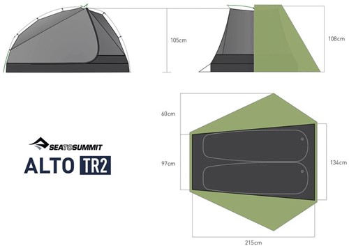 Sea to Summit Alto TR2 - Green