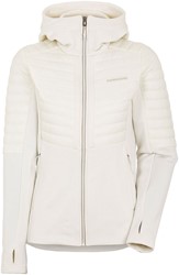 Didriksons Annema Fullzip - Shell White - Women's Hybrid Jacket
