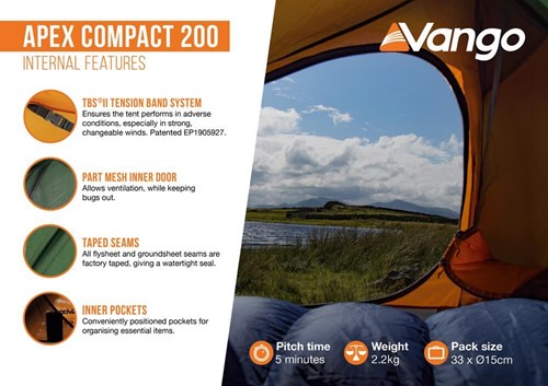 Vango Apex Compact 200