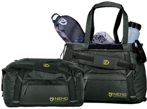 Nemo Double Haul Convertible Duffel - 30L - Black