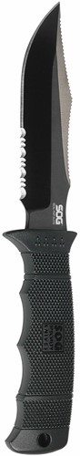 SOG Seal Pup Elite - Black - Hard Nylon Sheath