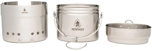 Pathfinder Stainless Steel Swedish Cooking Set 3-Piece