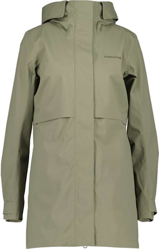 Didriksons Edith Parka W - Dusty Olive - 42