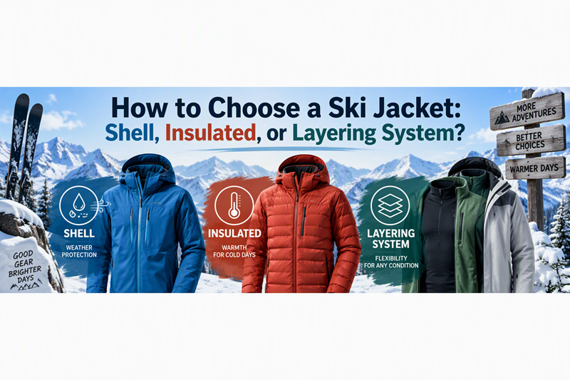 How to Choose a Ski Jacket: Shell, Insulated, or Layering System?