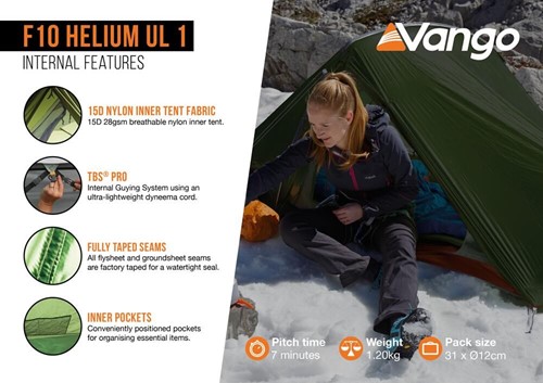 Vango F10 Helium UL 1