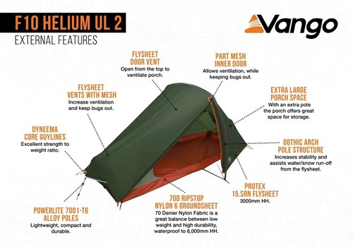 Vango F10 Helium UL 2