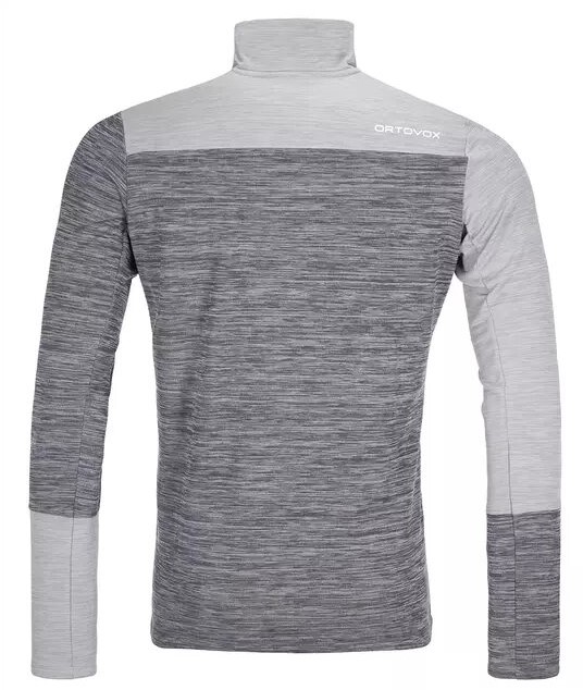 fleece light zip neck