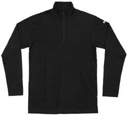 Devold Breeze Plus Merino 200 Zip Neck - Black - Men's Thermal Shirt