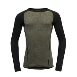 Devold Duo Active Merino 205 Shirt - Lichen/Caviar - Men's Thermo Shirt