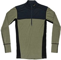 Devold Lauparen Merino 190 Zip Neck M - Ink/Lichen/Black - M