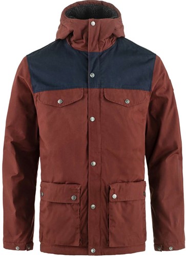 Fjällräven Greenland Winter Jacket M - Maroon/Dark Navy - L