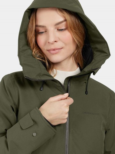 Didriksons Helle Parka W - Deep Green