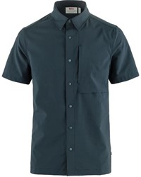 Fjällräven High Coast Pack Shirt Short Sleeve - Dark Navy - Men's Shirt