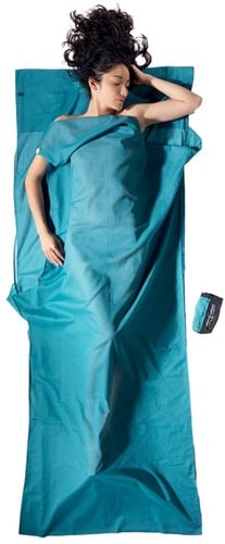 Cocoon Travelsheet - Insectshield - Egypt Cotton - Lagu Blue