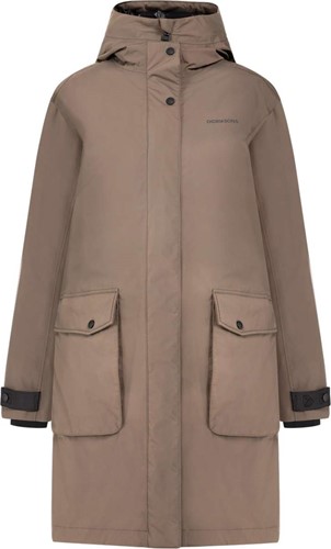 Didriksons Ilsa Parka W - Mocha Brown - 40
