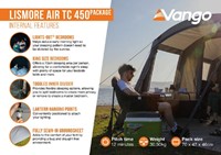 Vango Lismore Air TC 450 Package - Cloud Grey