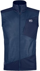 Ortovox Trace Windbreaker Vest - Blue Nunatak - Men's Windbreaker
