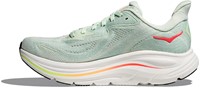 Hoka W Clifton 10 - Sea Glass/Neon Flame