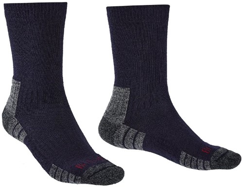 Bridgedale Lightweight Merino Performance Boot - Navy Grey - Men's Hiking Socks