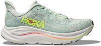 Hoka W Clifton 10 - Sea Glass/Neon Flame - 37 1/3 (US 6.5)