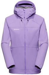 Mammut Ultimate Comfort SO Hooded Jacket - Lavandin - Women's Softshell Jacket