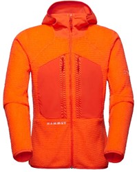 Mammut Eiger Nordwand Pro ML Air Hooded Jacket - Eiger Orange - Men's Fleece Jacket