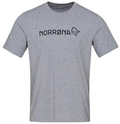 Norrøna /29 Cotton Norrøna Viking T-Shirt - Drizzle Melange - Men's T-Shirt