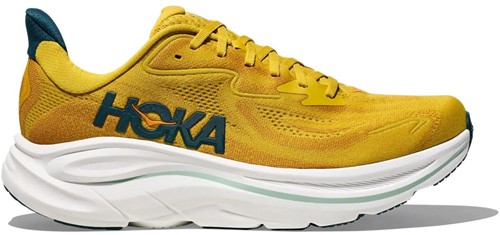 Hoka M Clifton 10 - Yellow Gold/Tidal Wave - 42 2/3 (US 9)