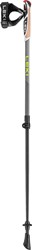 Leki Spin Shark SL - Silver Gray/Dark Anthracite/Lime - Nordic Walking Poles - 100-130 cm