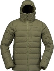 Norrøna Femund Down 700 Zip Hood - Olive Night - Men's Down Jacket