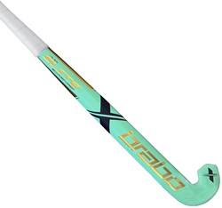 Brabo Elite X 80 Limited LowBow - Celeste/Gold - Senior Hockey Stick