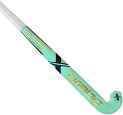 Brabo Elite X 50 Limited LowBow - Celeste/Gold - Senior Hockey Stick