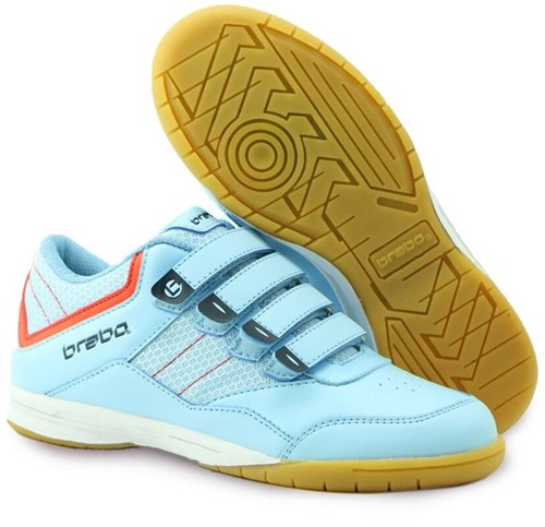 Brabo Indoor Velcro Kids light blue/orange 31 (20/21) Your specialist in  outdoor, wintersports, fieldhockey and more