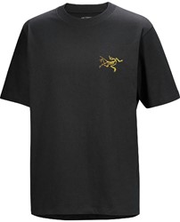 Arc'teryx Kragg Cotton Logo SS - 24K Black - Men's T-shirt