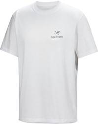 Arc'teryx Kragg SL Cotton Bird Word SS - White Light/Black - Men's T-Shirt