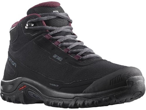 Salomon Shelter CSWP W - Black/Ebony/Wine Tasting