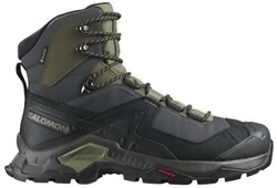 Salomon Quest Element GTX - Black/Deep Lichen Green/Olive Night - Men's Hiking Boots