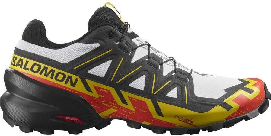 semester Overholdelse af lån Salomon Speedcross 6 - White/Black/Empire Yellow - 45 1/3 (UK 10.5) Your  specialist in outdoor, wintersports, fieldhockey and more