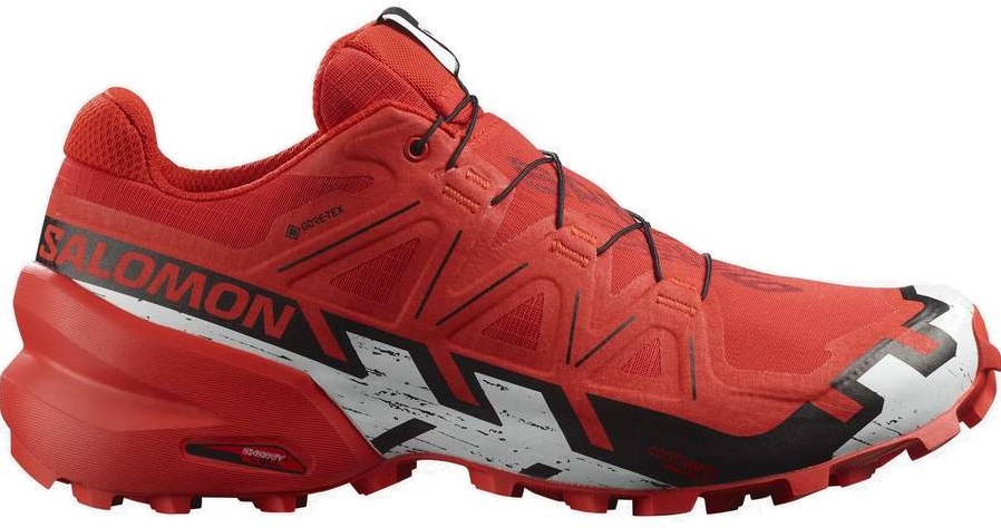 sadel Overskyet Tid Salomon Speedcross 6 GTX - Fiery Red/Black/White - 41 1/3 (UK 7.5) Your  specialist in outdoor, wintersports, fieldhockey and more